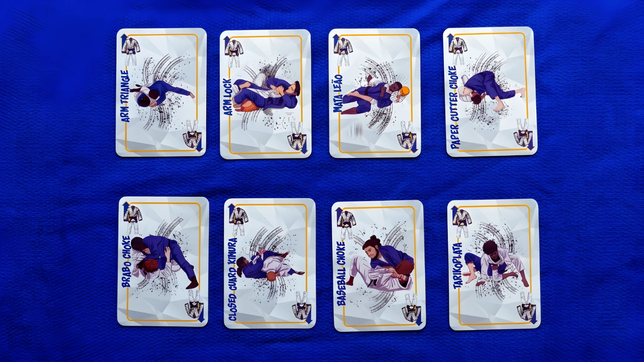 Upper Body submission cards from the Submission deck