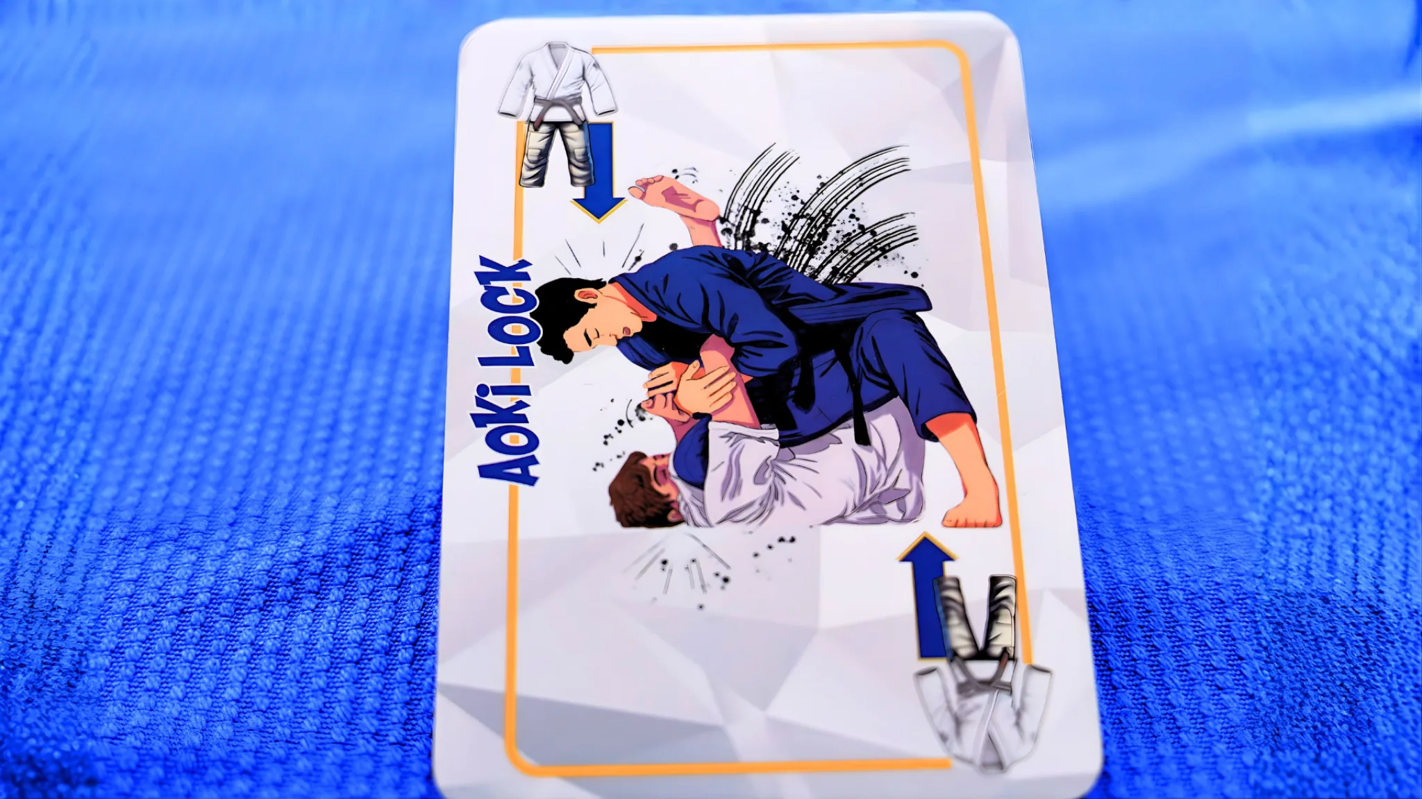 Top-down spread of Submission cards showing deck variety